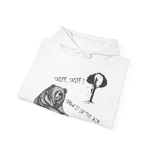 Cocaine Bear Hoodie - "Sniff, Sniff! Snow is in the Air"