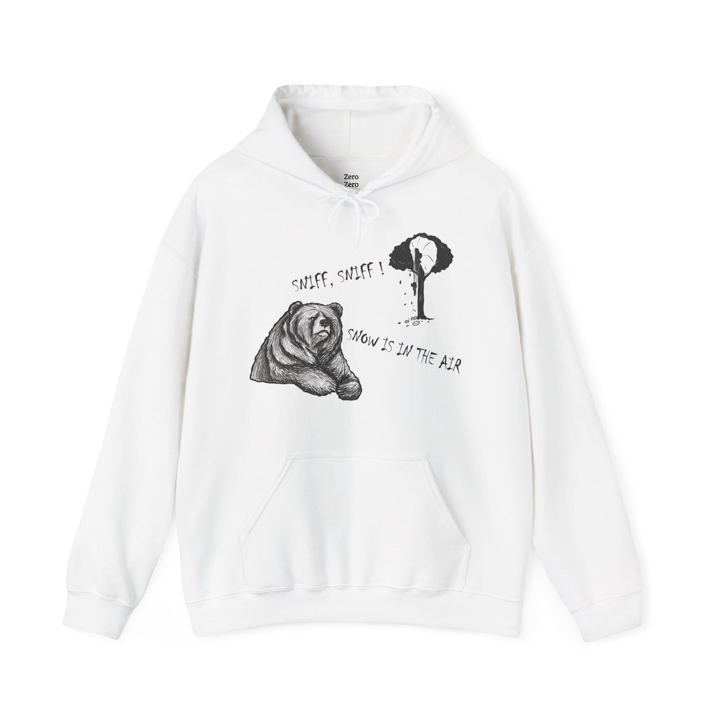 Cocaine Bear Hoodie - "Sniff, Sniff! Snow is in the Air"