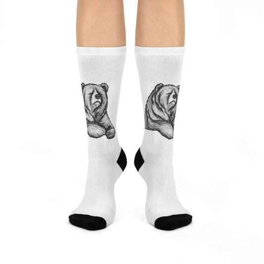 Cocain Bear Cushioned Socks