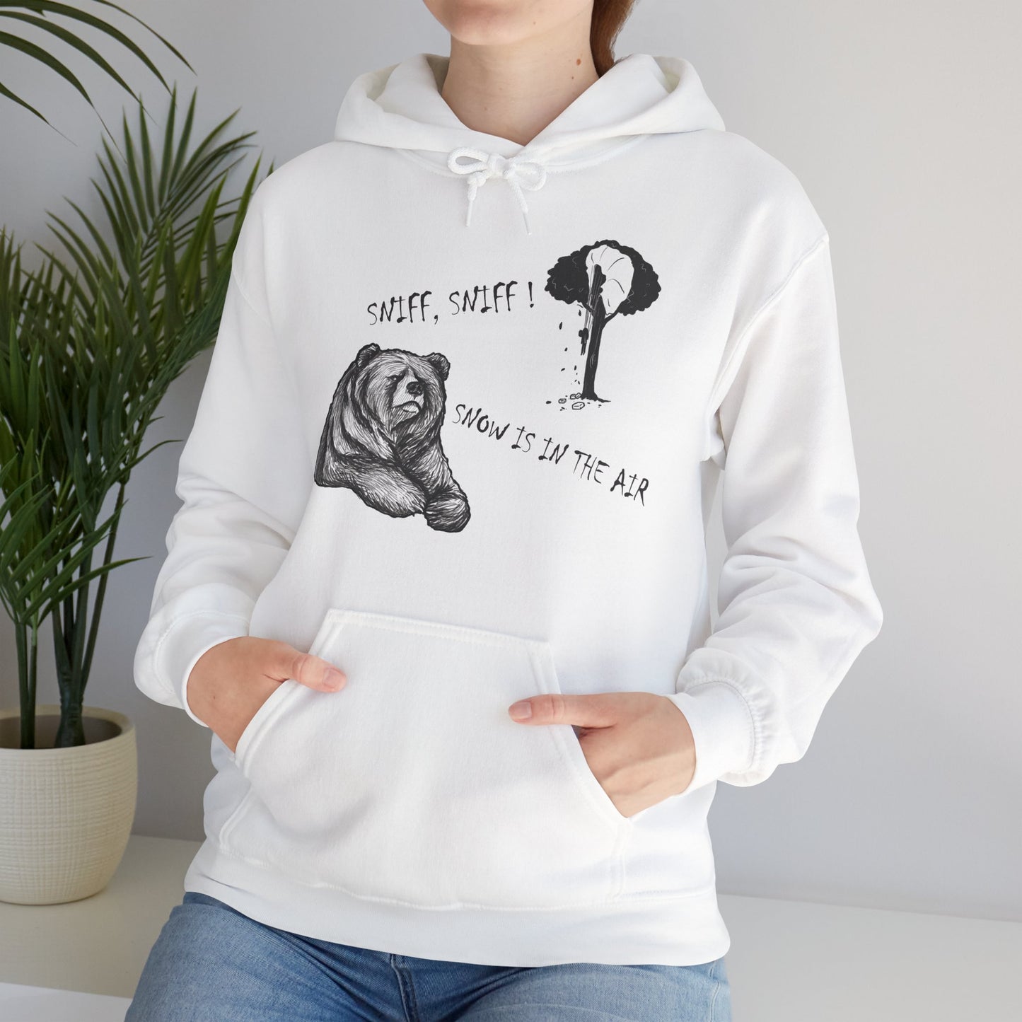 Cocaine Bear Hoodie - "Sniff, Sniff! Snow is in the Air"
