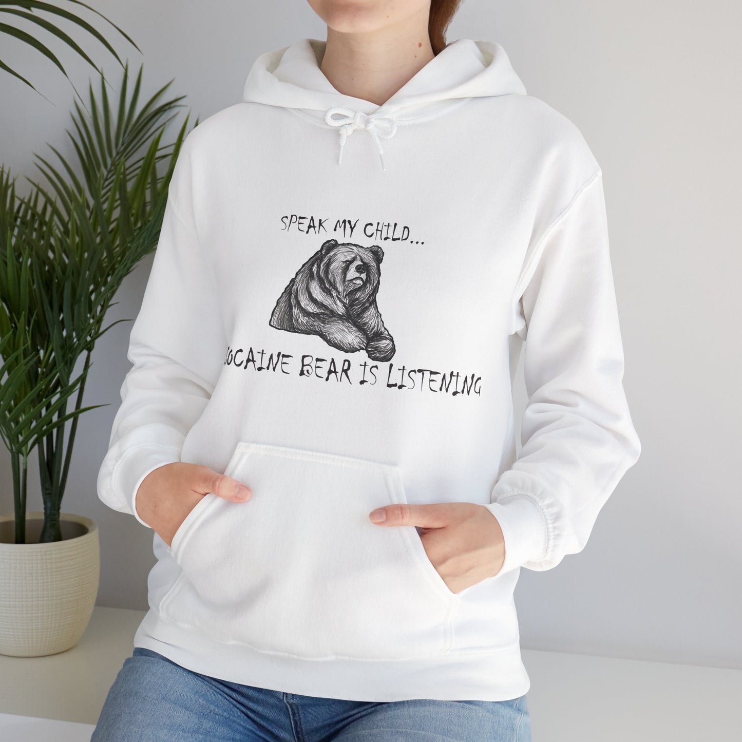 Cocaine Bear Hoodie - "Speak My Child"