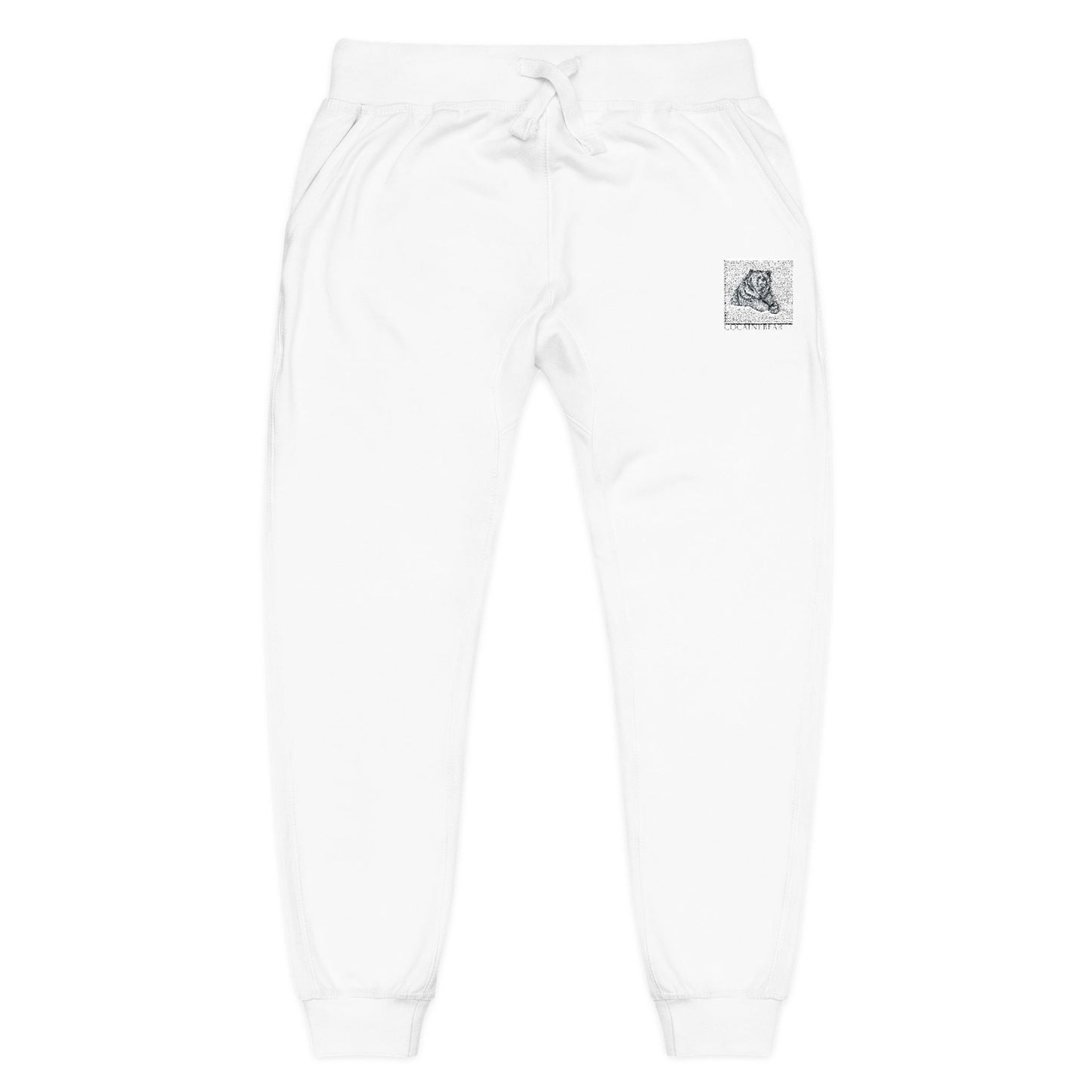 Comfy Cocaine Bear fleece sweatpants